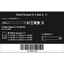 Click-Torque C 3 Impaktor 1/2" 40-200 Nm Set 2 Cement Wera 05075681001