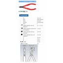 Tang Potong Diagonal 75 02 125 KNIPEX Electronics Diagonal Cutters