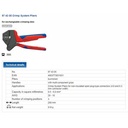 Tang Crimping 97 43 05 KNIPEX Crimp System Pliers