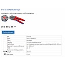 Tang Crimping Multi Fungsi 97 33 02 KNIPEX Multicrimp