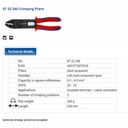 Tang Crimping 0,5 - 6,0 Mm² 240 Mm 97 22 240 KNIPEX Crimping Pliers