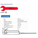 Kunci Pas Listrik 10 mm VDE 98 00 10 KNIPEX Open Jaw Wrenches