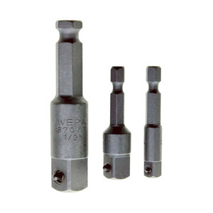 Sambungan Kunci Sok 1/4" 3/8" 1/2" Wera 05073200001 Adaptors Hex 3 Pcs
