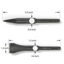 Pahat 3Pc 140mm 212 00096 RENNSTEIG SDSPlus Chisel Set Electric Hammer