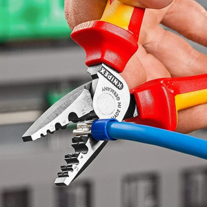 Tang Crimping 97 78 180 KNIPEX Crimping Pliers For Wire End Sleeves