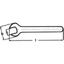 Kunci Pas Listrik 16 mm VDE 98 00 16 KNIPEX Open Jaw Wrenches