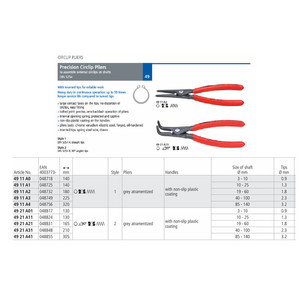 Tang Potong Kawat 95 61 190 KNIPEX Wire Rope Shear