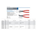 Tang Potong Kawat 95 61 190 KNIPEX Wire Rope Shear