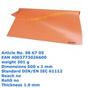 Karpet Karet Anti Strum 98 67 05 KNIPEX Cover Cloth From rubber
