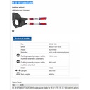 Tang Potong Kabel 95 32 100 KNIPEX Cable Cutter