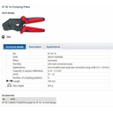 Tang Crimping 97 52 14 KNIPEX Crimp Lever Pliers