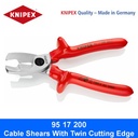 Tang Potong 95 17 200 KNIPEX Cable Shears Twin Cutting Edge Insulated
