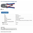 Tang Crimping 97 51 10 KNIPEX Crimping Pliers