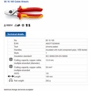 Tang Potong Kabel 95 16 165 KNIPEX Cable Shears