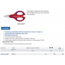 Gunting 95 05 10 KNIPEX Electricians Shears