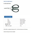 Gunting 95 03 160 KNIPEX Shears For Kevlar Fibres