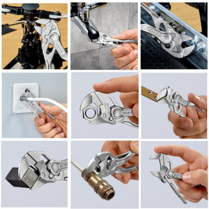Tang Kunci Pipa Mini 100 mm 86 04 100 KNIPEX Pliers Wrench XS Pliers