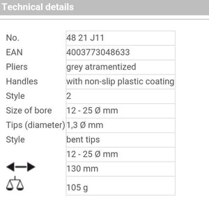 Tang Potong Kabel 95 16 165 KNIPEX Cable Shears