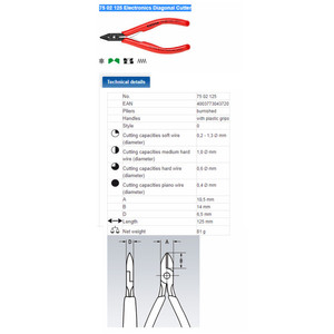Kunci Ring Listrik 19 mm VDE 98 01 19 KNIPEX Ring Wrenches, Cranked