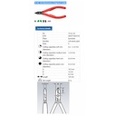 Kunci Ring Listrik 19 mm VDE 98 01 19 KNIPEX Ring Wrenches, Cranked