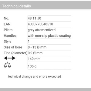 Gunting 95 03 160 KNIPEX Shears For Kevlar Fibres