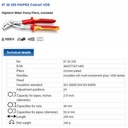 Tang Kunci Pipa Listrik 87 26 250 KNIPEX Cobra Water Pump Pliers VDE