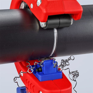 Gunting Pipa 90 23 01 BK KNIPEX DP50 Pipe Cutter Plastic Drain Pipe