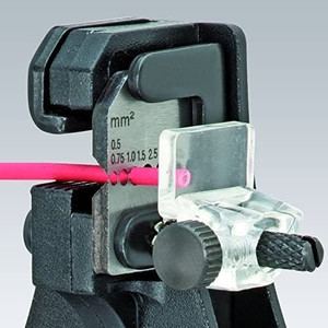 Tang Kupas Kabel 12 11 180 KNIPEX Insulation Stripper W/Adapted Blades