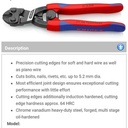 Tang Potong Kawat 200 mm 71 12 200 KNIPEX Compact Bolt Cutter"Kawat"