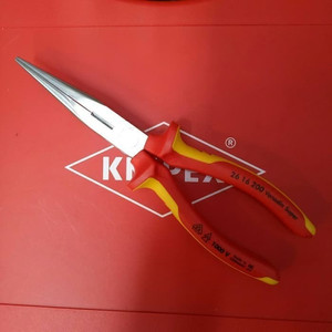 Tang Lancip VDE 26 16 200 KNIPEX Snipe Nose Side VDE Cutting Pliers