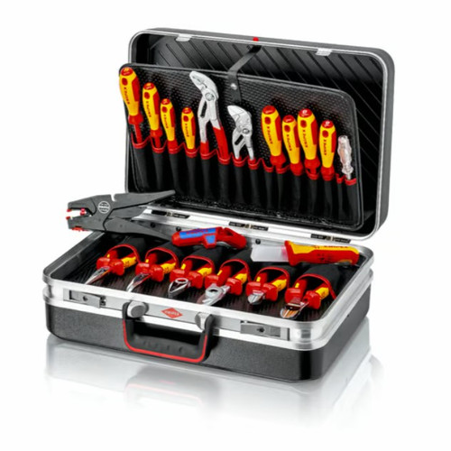 Tool Set VDE Listrik 00 21 20 KNIPEX Electronics Tool Set (20-Piece)