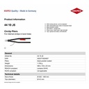 Tang Snap Ring 252-400 mm 44 10 J6 KNIPEX Internal Circlip Pliers