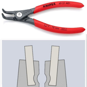 Tang Snap Ring 3-10 mm 49 21 A01 KNIPEX External Circlips Pliers