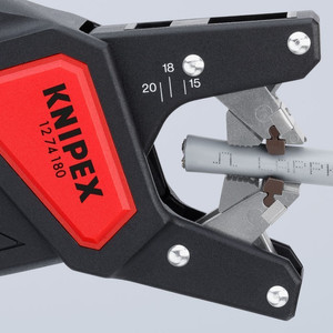 Tang Kupas Kabel 12 74 180 KNIPEX Automatic Stripping Pliers