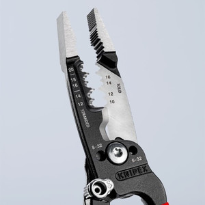 Tang Kupas Kabel 13 71 8 KNIPEX Multifunction Elec Wire Stripper Plier