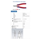 Tang Potong Kawat 78 23 125 KNIPEX Electronic Super Knips