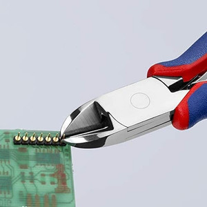 Tang Potong 77 22 115 KNIPEX Electronics Diagonal Cutter, 4.5-Inch