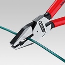 Tang Kombinasi 180 mm 02 05 180 KNIPEX High Lev Comb Pliers Chrome