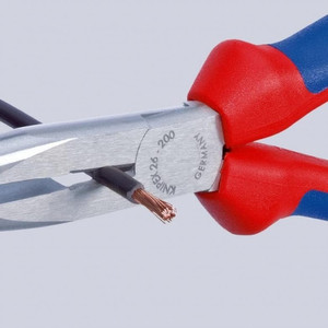 Tang Lancip Bengkok 26 22 200 KNIPEX Snipe Nose Side Cutting Pliers
