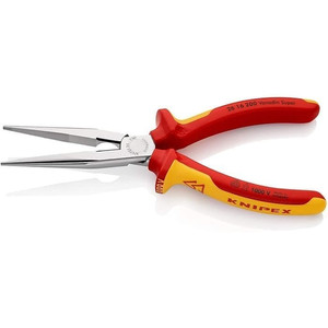 Tang Lancip VDE 26 16 200 KNIPEX Snipe Nose Side VDE Cutting Pliers