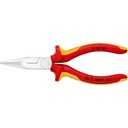 Tang Lancip 160 mm 25 06 160 KNIPEX Snipe Nose Side Cutting Pliers