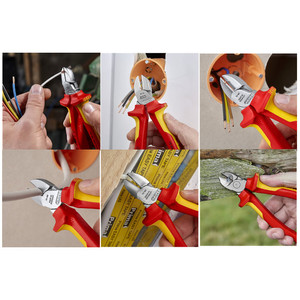 Tang Potong VDE 160 mm 70 06 160 KNIPEX Diagonal Cutting Plier VDE