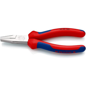Tang Lancip Lurus Size 160 Mm 20 05 160 KNIPEX Flat Nose Plier