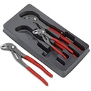 Tang Pipa 150, 180, 250 mm 00 20 09 V02 KNIPEX Cobra Pliers Set (3 Pc)