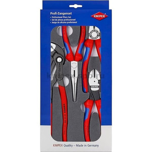 Tang Kombinasi, Potong, Lancip 00 20 01 V15 KNIPEX Basic Pliers Set