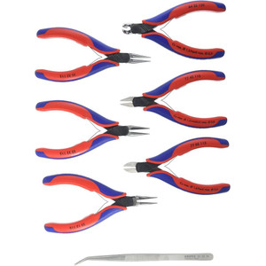 Tang Set isi 7 Pcs 00 20 16 KNIPEX Electronics Pliers Sets