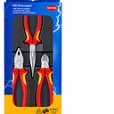 Tang VDE Listrik Kombinasi, Potong, Lancip 00 20 12 KNIPEX Safety Pack