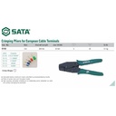 TANG CRIMPING 91102 CABLE FERRULES CRIMPING TOOL 8" SATA
