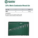 Kunci Ring Pas Set 23 Pcs Metrik 09027 Combination Wrench Sata Tools