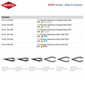 Tang Set 00 20 16 P ESD KNIPEX Plier for Work on Electronic Components